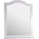 Зеркало ASB-Woodline Модерн 85 белое, патина серебро