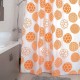 Штора для ванной Milardo Orange Dots