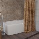 Штора для ванной Aima Design У37612 200x240, двойная, бежевая